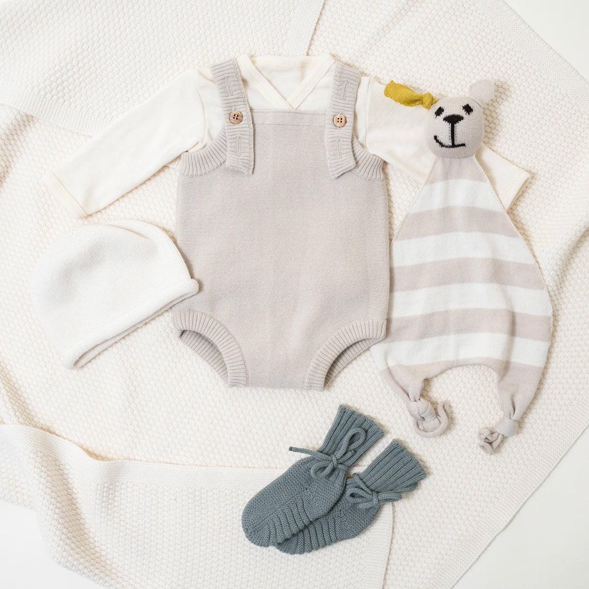 B-WARE WOOLLY ROMPER - sand