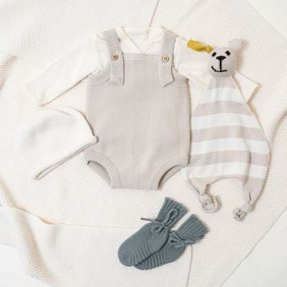 B-WARE WOOLLY ROMPER - sand