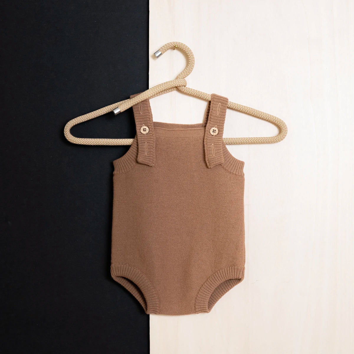 B-WARE WOOLLY ROMPER - camel
