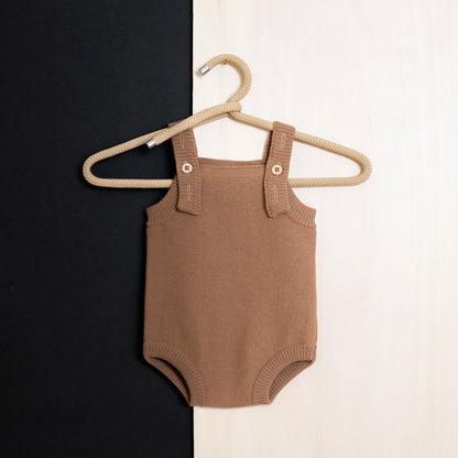 B-WARE WOOLLY ROMPER - camel