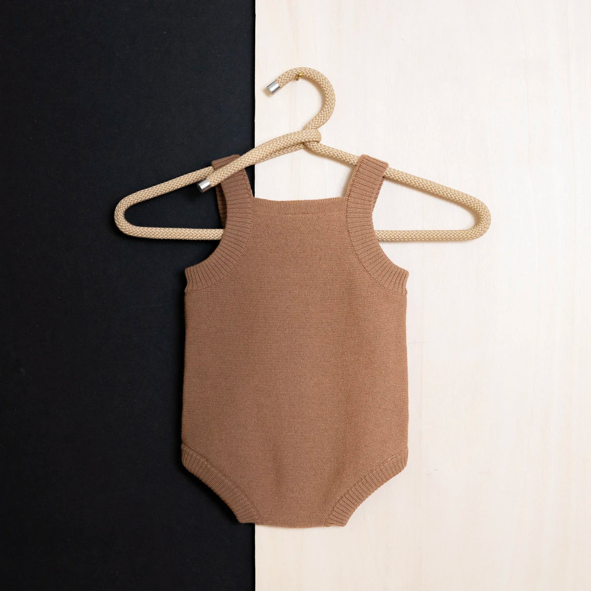 B-WARE WOOLLY ROMPER - camel
