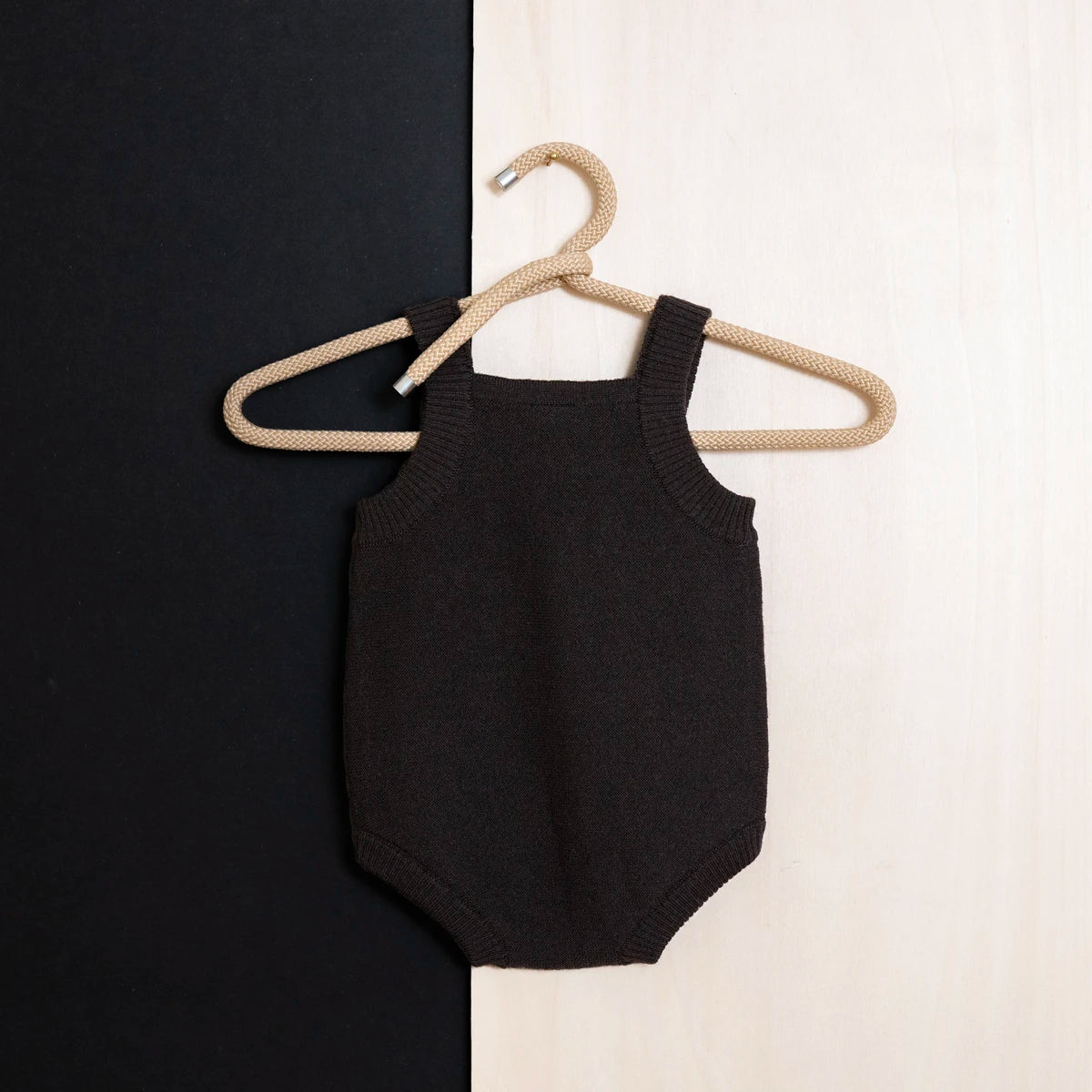 THE WOOLLY ROMPER - chocolate