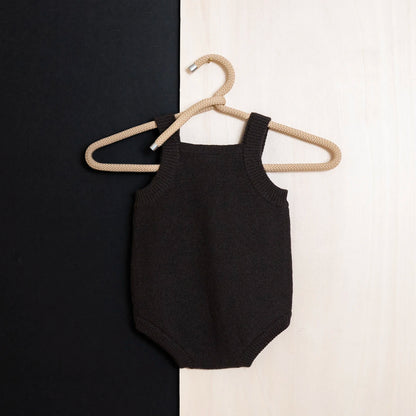 THE WOOLLY ROMPER - chocolate