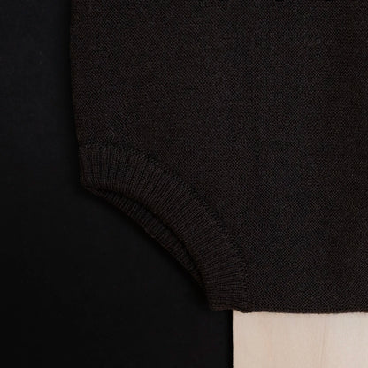 THE WOOLLY ROMPER - chocolate