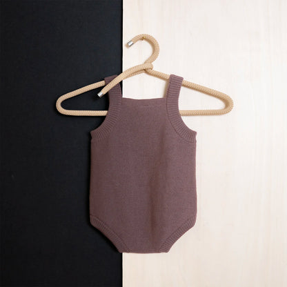 THE WOOLLY ROMPER - mauve