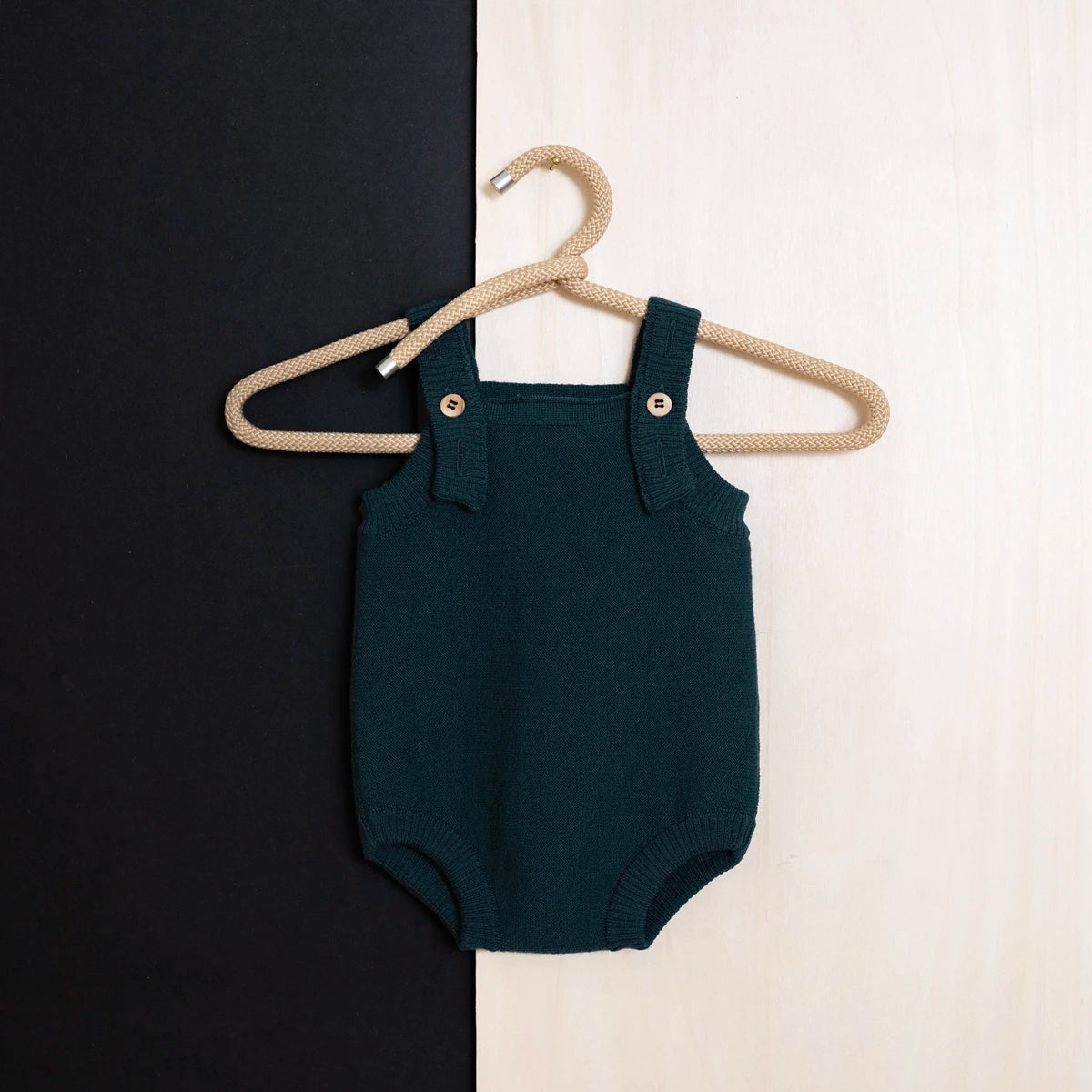 B-WARE WOOLLY ROMPER - new petrol
