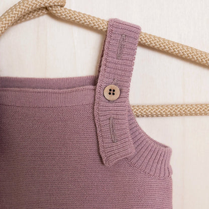 THE WOOLLY ROMPER - rose