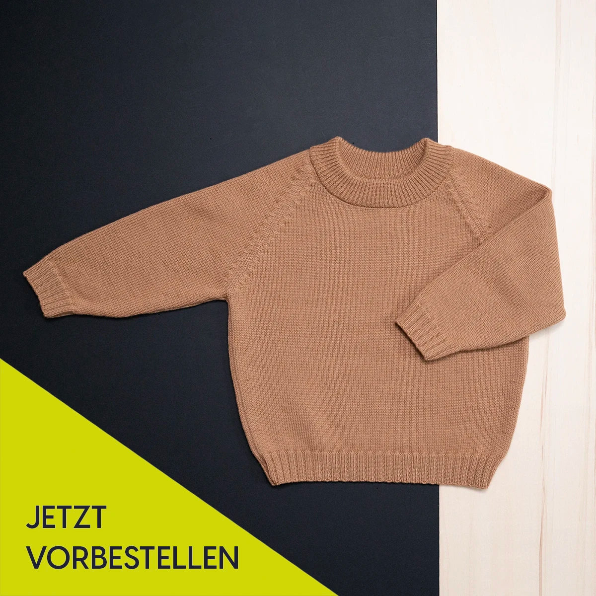 THE WOOLLY SWEATER - camel