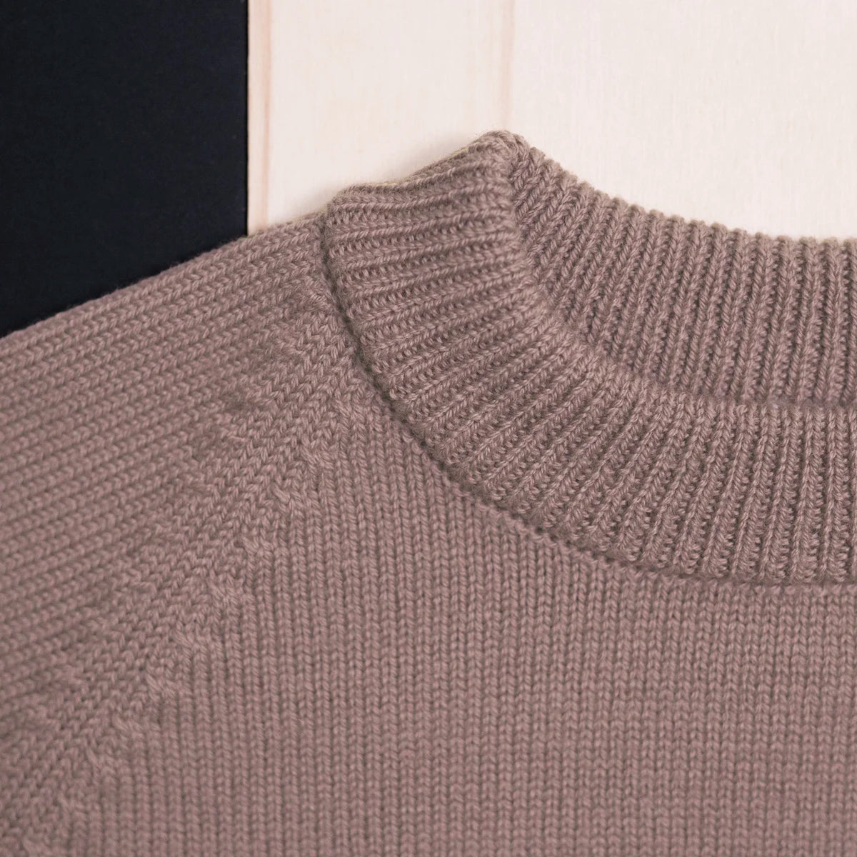 THE WOOLLY SWEATER - cappuccino