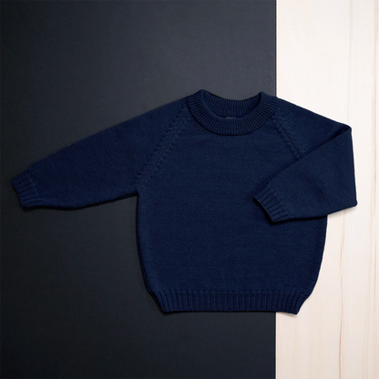 THE WOOLLY SWEATER - midnight blue