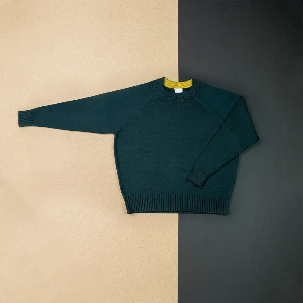 PRE-LOVED WOOLLY SWEATER WOMAN - petrol