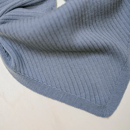 THE WOOLLY SCARF BABY - blue