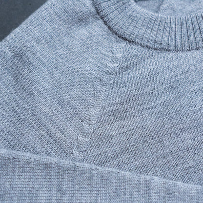 THE WOOLLY WO/MAN SWEATER - cloud grey