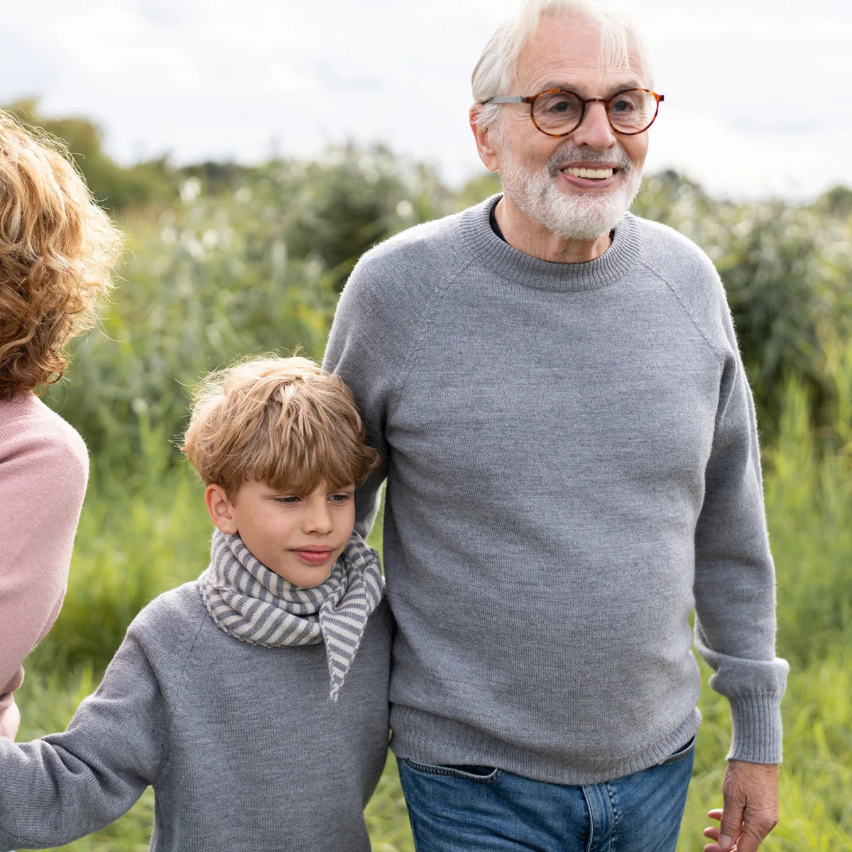 THE WOOLLY WO/MAN SWEATER - cloud grey