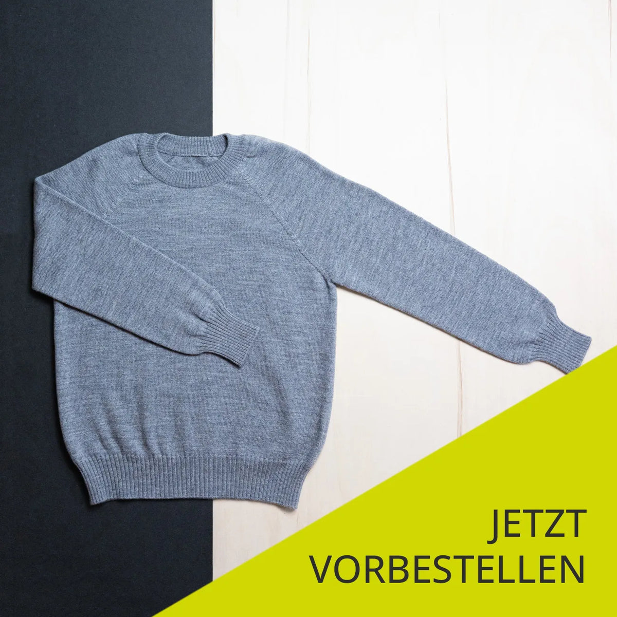 THE WOOLLY WO/MAN SWEATER - cloud grey