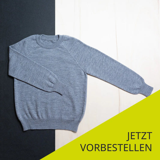 THE WOOLLY WO/MAN SWEATER - cloud grey