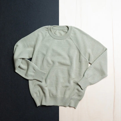 THE WOOLLY WO/MAN SWEATER - light matcha