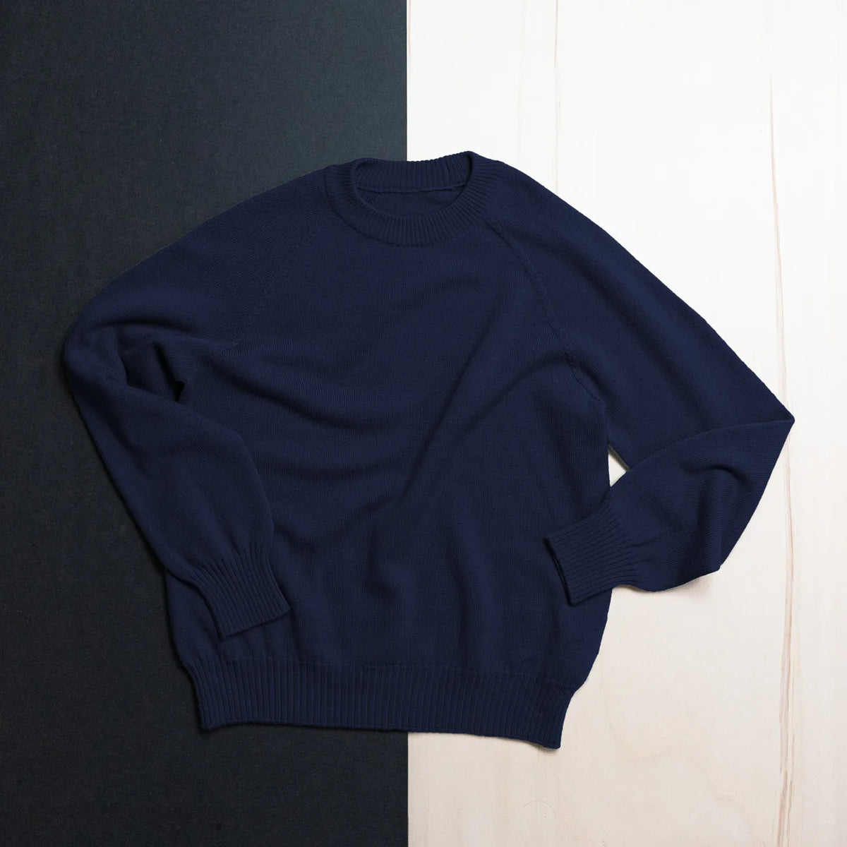 THE WOOLLY WO/MAN SWEATER - midnight blue