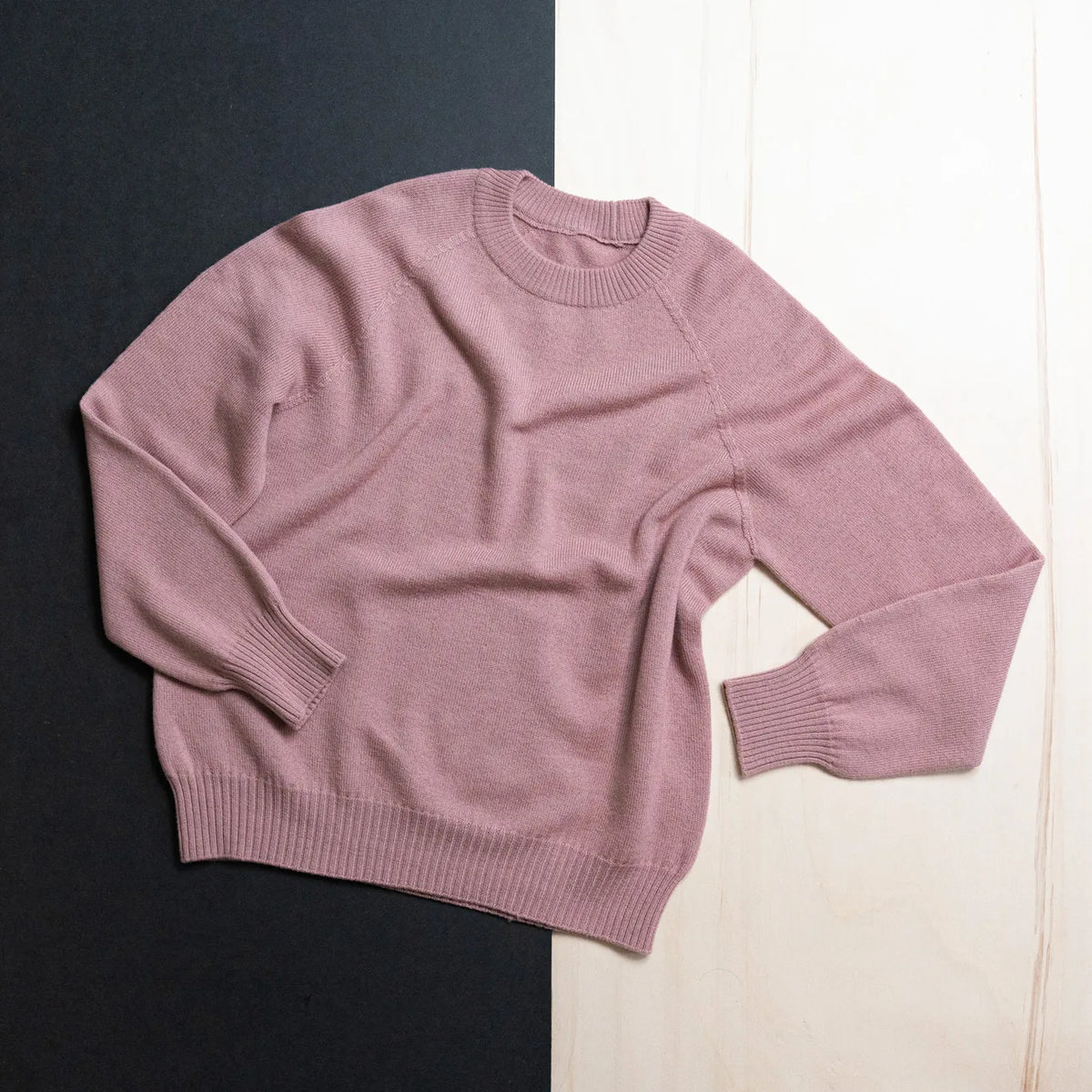 THE WOOLLY WO/MAN SWEATER - rose