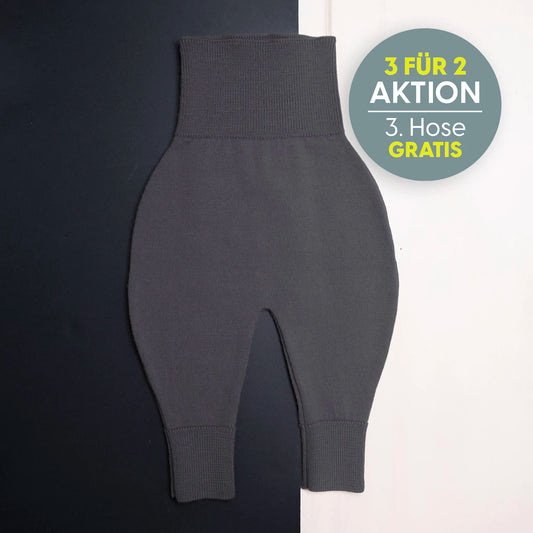 THE WOOLLY BABY PANTS - grey