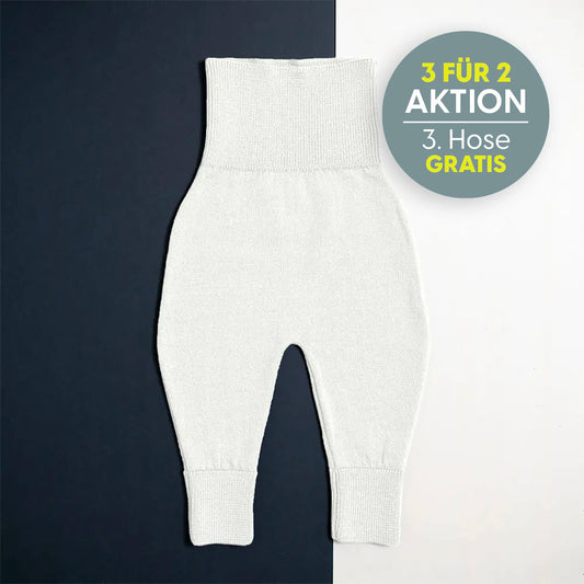 THE WOOLLY BABY PANTS - pure