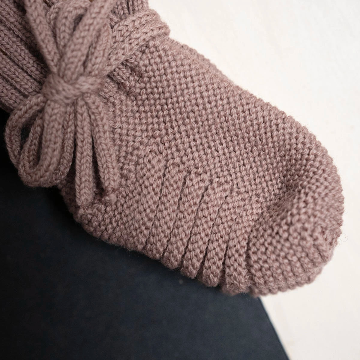 THE WOOLLY BABY BOOTIE - cappuccino