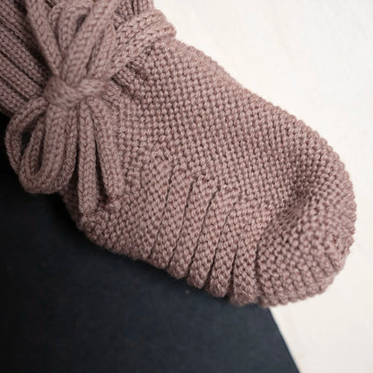 THE WOOLLY BABY BOOTIE - cappuccino