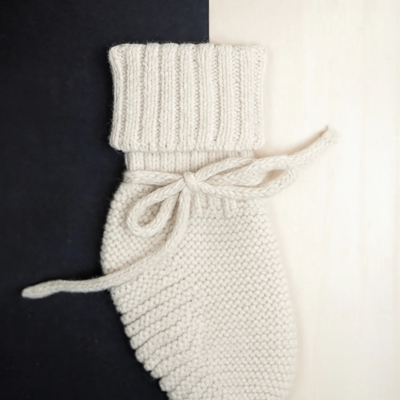 THE WOOLLY BABY BOOTIE - pure