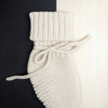 THE WOOLLY BABY BOOTIE - pure