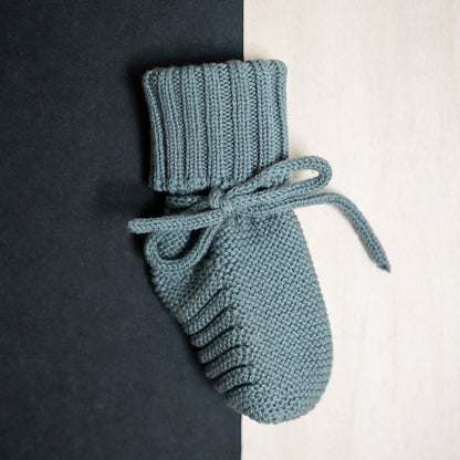 THE WOOLLY BABY BOOTIE - sage