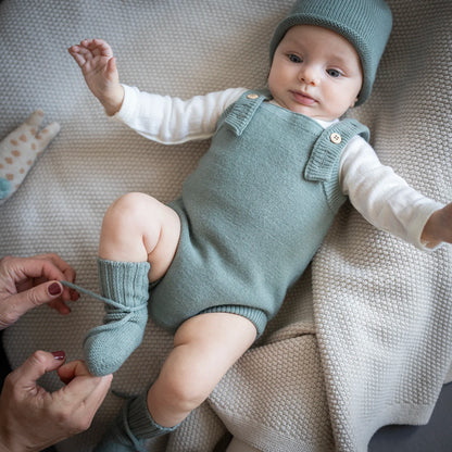 THE WOOLLY BABY BOOTIE - sand