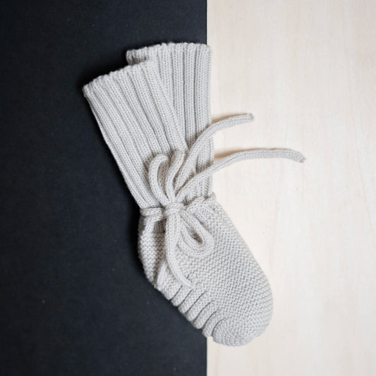 THE WOOLLY BABY BOOTIE - sand