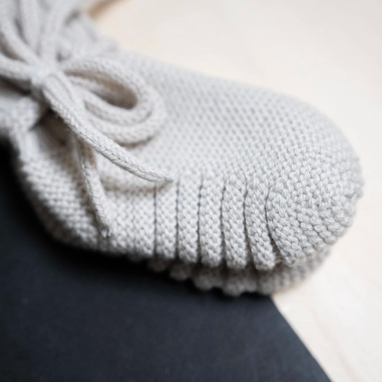 THE WOOLLY BABY BOOTIE - sand