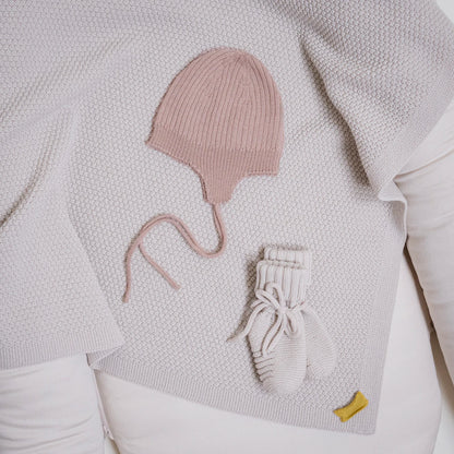 THE WOOLLY BABY BOOTIE - sand