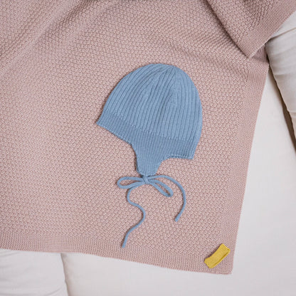 THE WOOLLY BABY HAT - blue