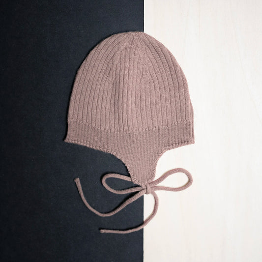 THE WOOLLY BABY HAT - cappuccino