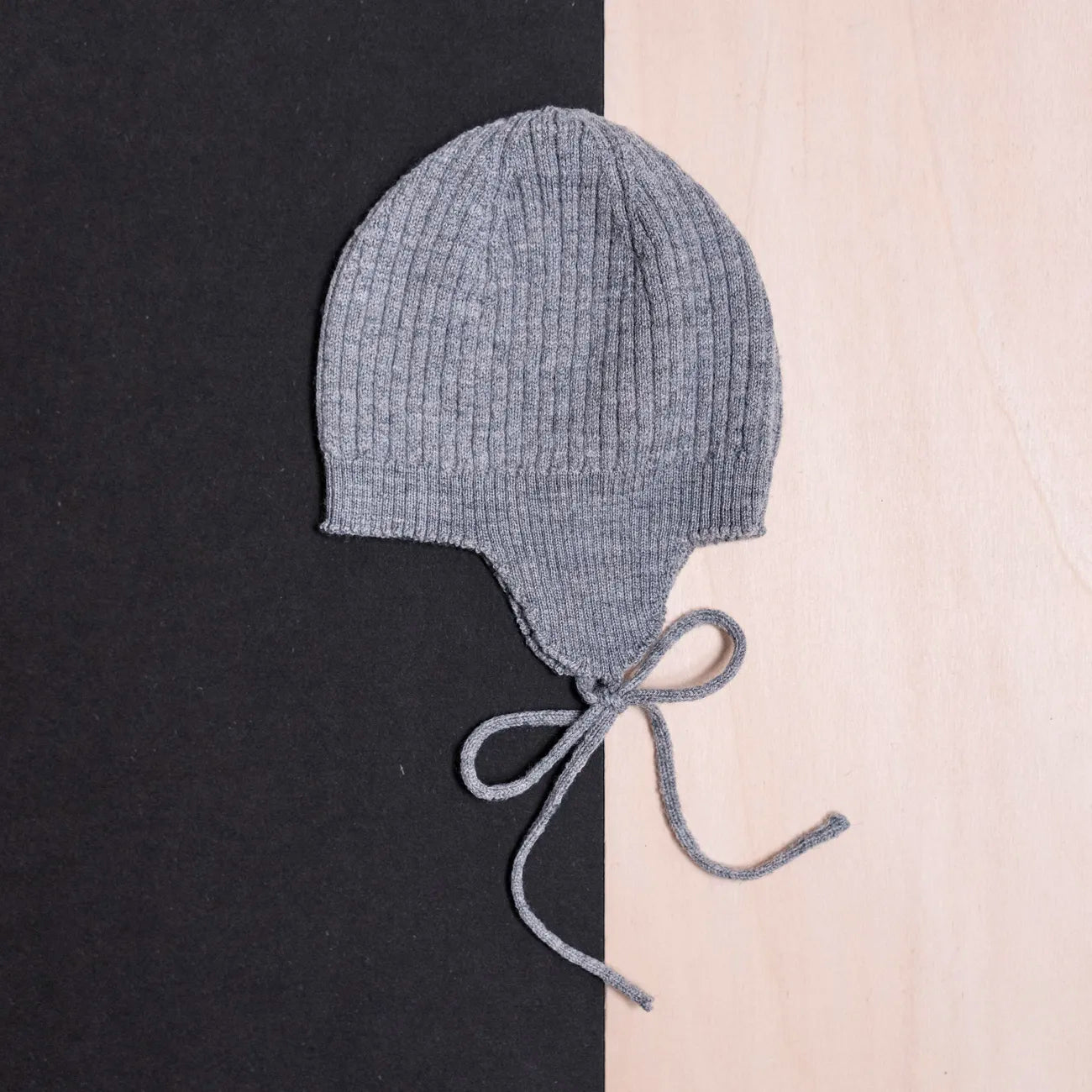 THE WOOLLY BABY HAT - cloud grey
