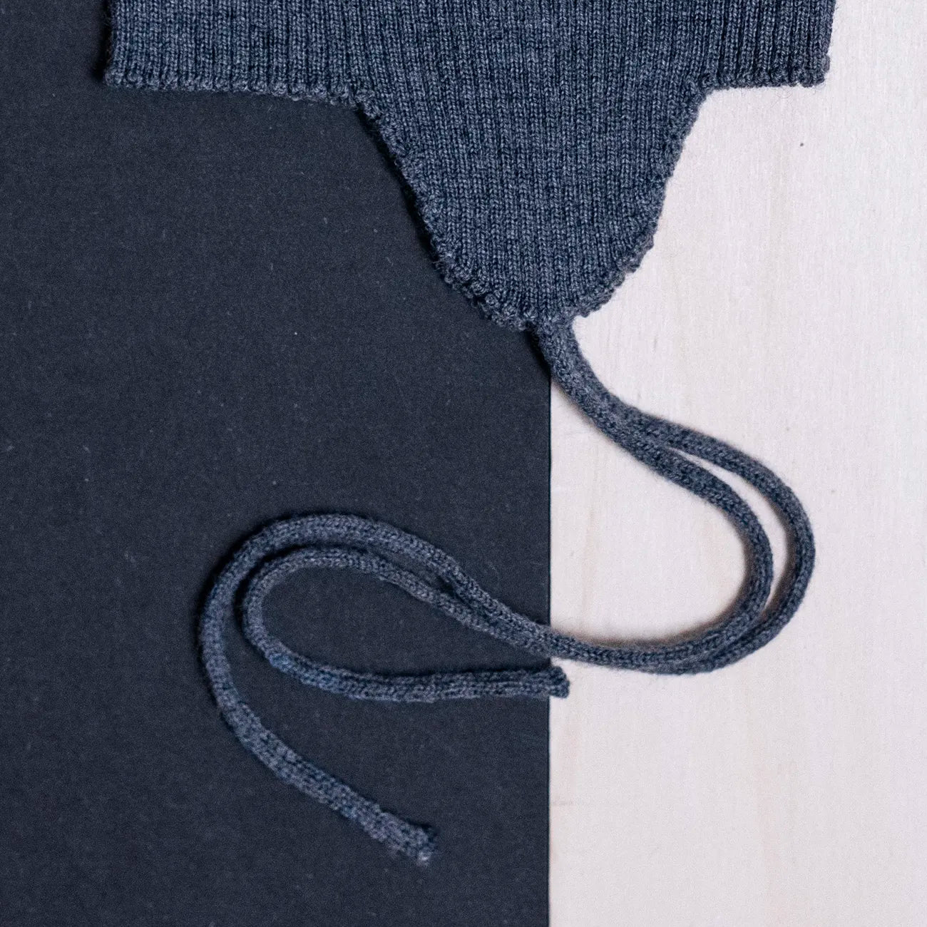 THE WOOLLY BABY HAT - graphite grey