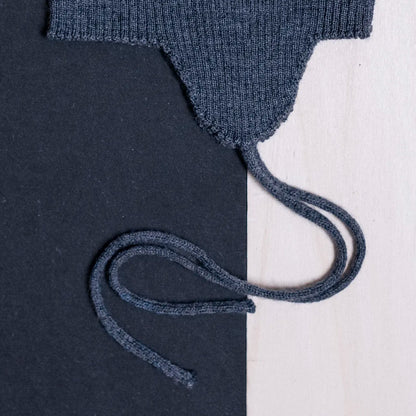 THE WOOLLY BABY HAT - graphite grey