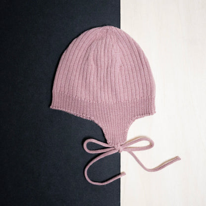 THE WOOLLY BABY HAT - rose