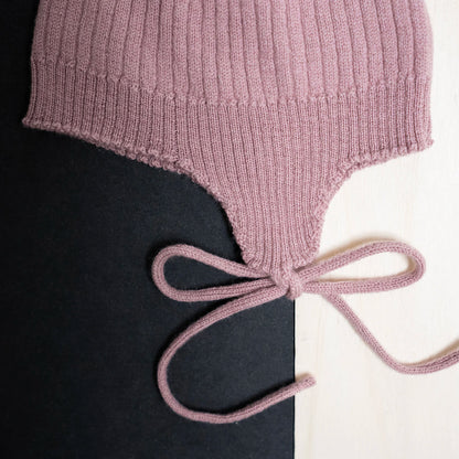 THE WOOLLY BABY HAT - rose