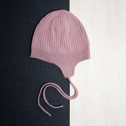 THE WOOLLY BABY HAT - rose