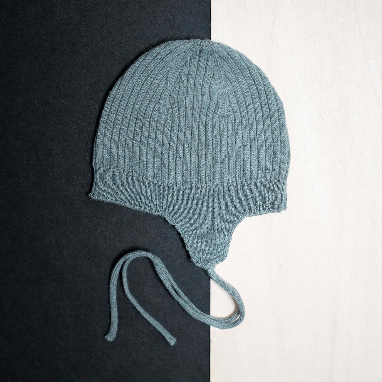 THE WOOLLY BABY HAT - sage