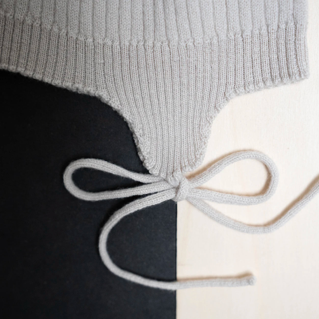 THE WOOLLY BABY HAT - sand