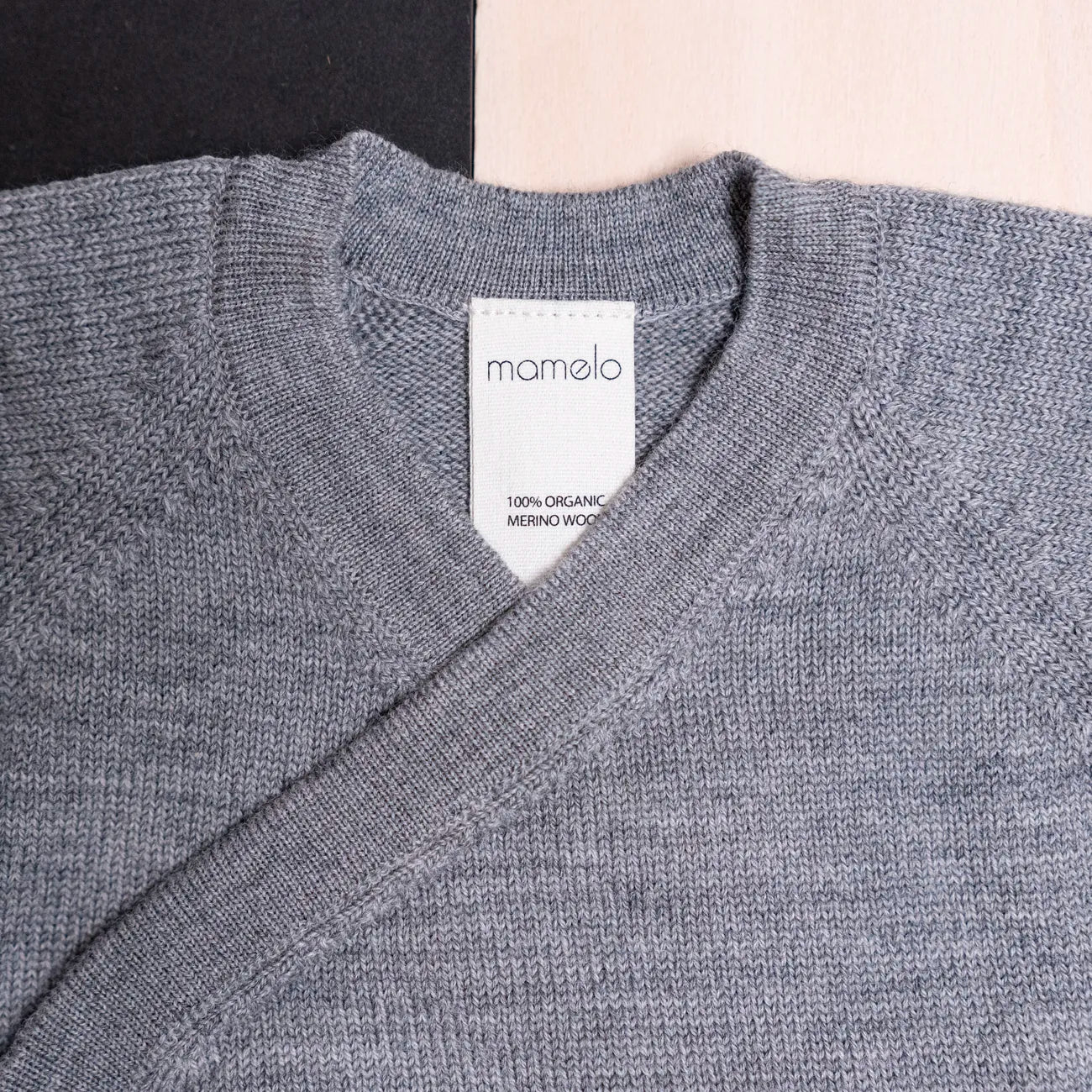 THE WOOLLY BABY JACKET - cloud grey