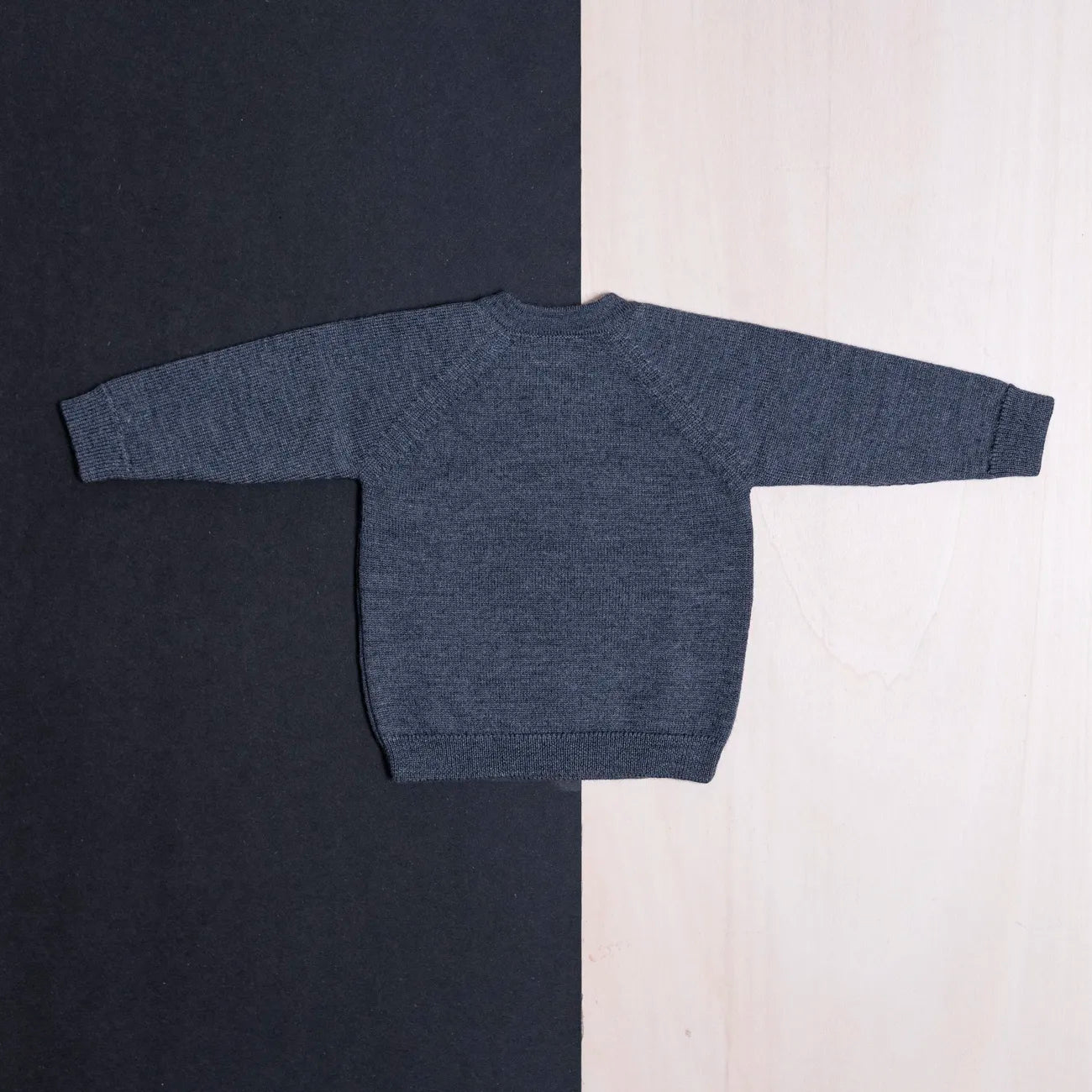 THE WOOLLY BABY JACKET - graphite grey
