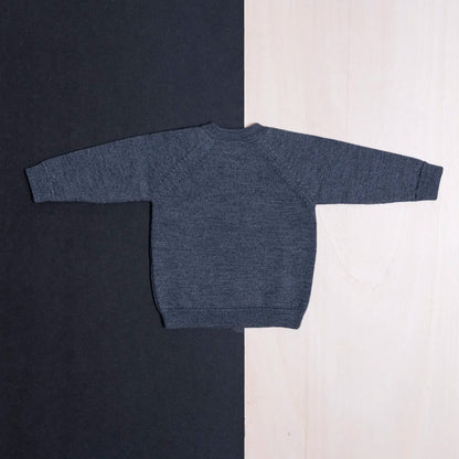 THE WOOLLY BABY JACKET - graphite grey
