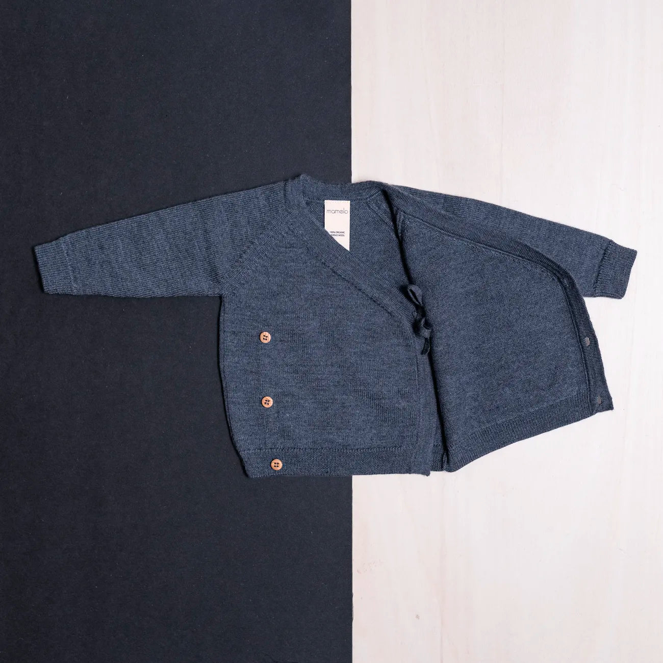 THE WOOLLY BABY JACKET - graphite grey