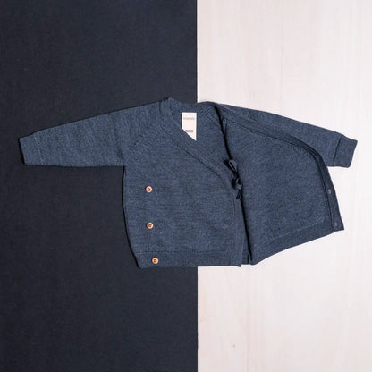 THE WOOLLY BABY JACKET - graphite grey
