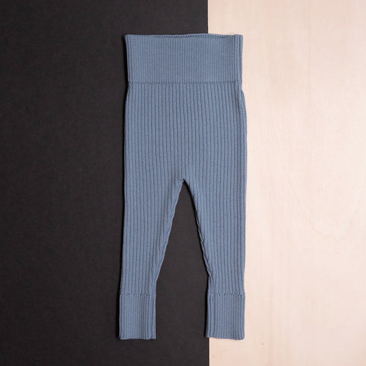 THE WOOLLY BABY LEGGINGS - blue